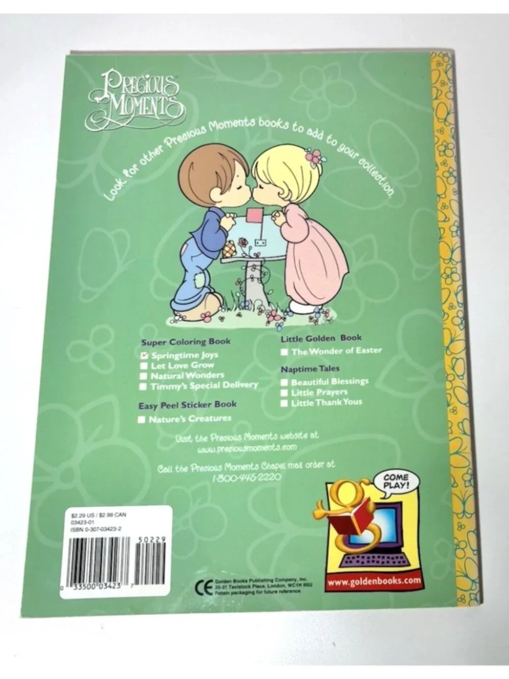 Precious Moments Giant Coloring Book Vintage 1998 Golden Books NEW